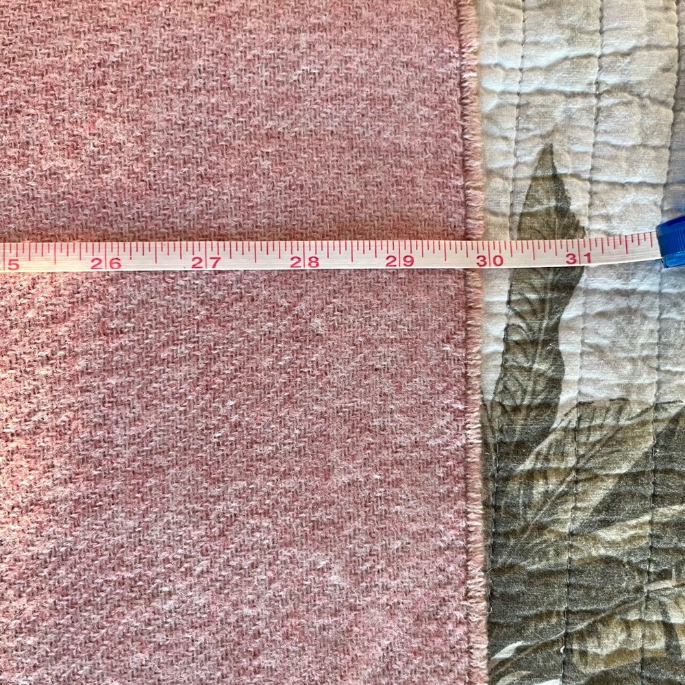 J. Crew Tan and Dusty Pink Reversible Fringe Wrap - Picture 10 of 11